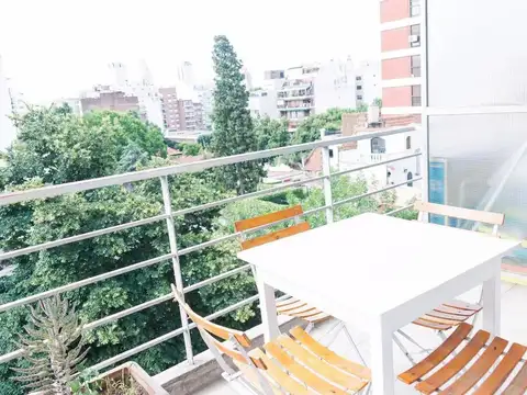 Departamento 2 ambientes con 2 baños