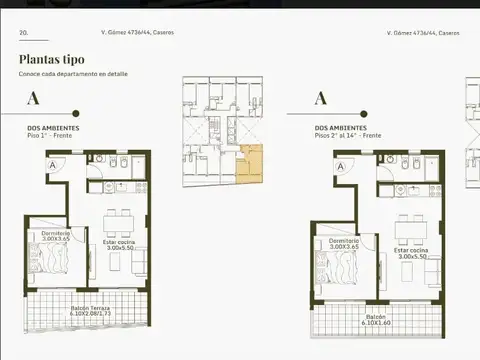 Departamento en Venta de 3 ambientes