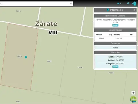 Campo en Venta de 42,07  ha