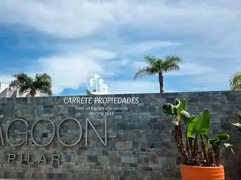 RETASADA! Casa Moderna en Venta de 5 ambientes y pileta. Lagoon Pilar. Pilar 100