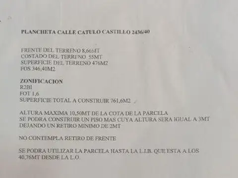 CÁTULO CASTILLO 2400