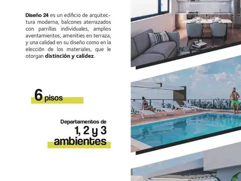 Departamento en Venta de 3 ambientes