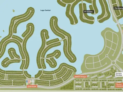 Lotes al Lago en Venta en Amarras - Puertos