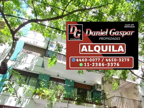 ALQUILER - DEPARTAMENTO 2 AMBIENTES C/LAVADERO - PALERMO