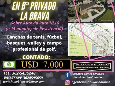 LA BRAVA- LOTES EN VENTA