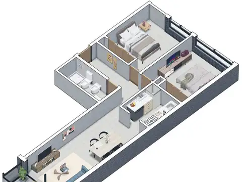 Departamento en Venta en General Paz, USD 130.000