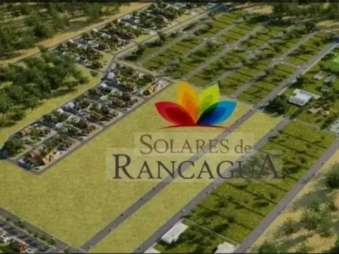 VENDE LOTE 250M2, SOLARES DE RANCAGUA, CORDOBA 