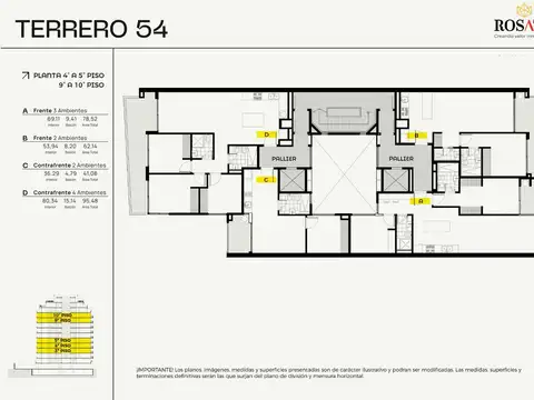 Departamento en Venta de 3 ambientes