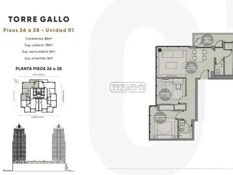 Departamento en Venta Apto profesional