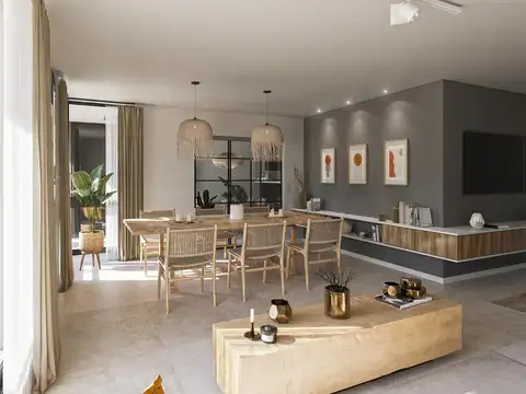 Departamento 4 ambientes con 3 baños