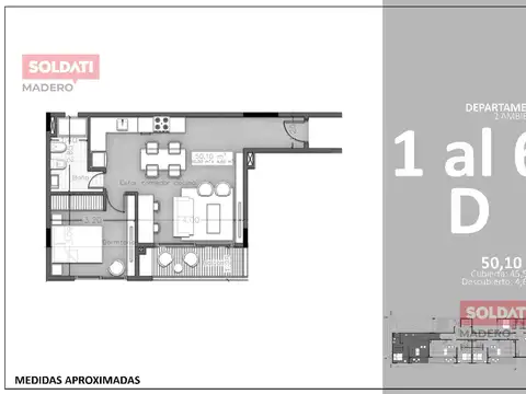 Departamento en Venta Apto profesional