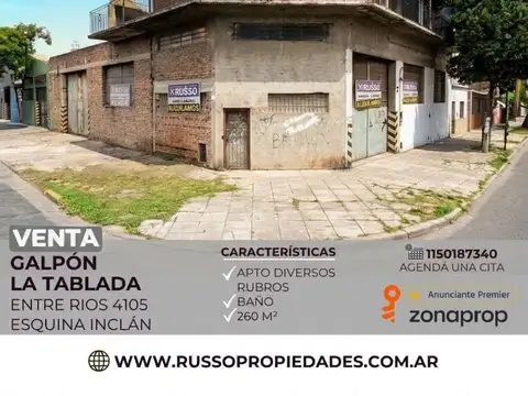 Venta Galpon Tablada