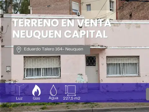 Venta terreno en calle talero 164-neuquen capital