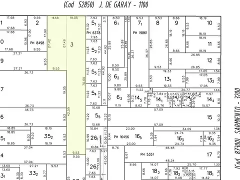 Terreno en Venta en Barrio España y Hospitales, USD 445.000