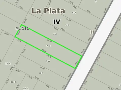 Lote en venta en villa castells