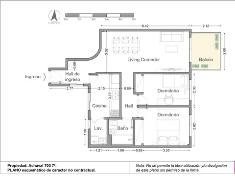 Departamento en Venta con 1 cocheras