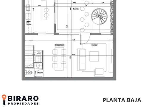 Casa 3 dormitorios con patio y terraza en Centro