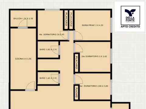 Departamento en Venta en Villa Crespo, USD 234.999