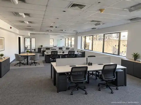ALQUILER DE OFICINA CORPORATIVA EN PISO 8 DE 352 M² CON 2 COCHERAS EN MICROCENTRO