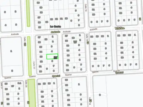 Terreno en Venta 34  mts Fondo