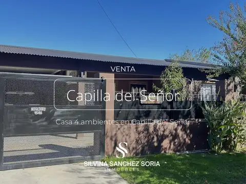 CASA 4 AMBIENTES + SALÓN DE EVENTOS EN VENTA, CAPILLA DEL SEÑOR