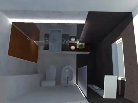 Departamento 2 ambientes con 1 baño