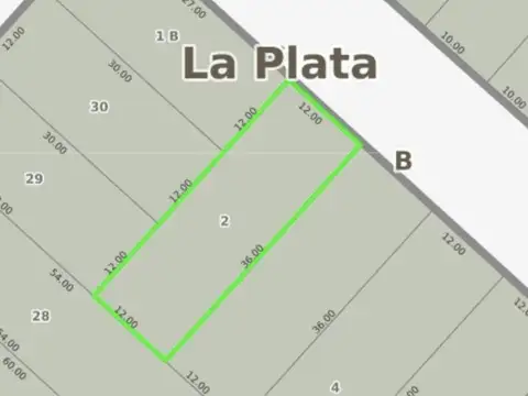 Terreno en Venta de 432,0 m2