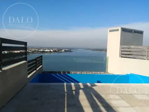 Increíble Departamento 3 Ambientes con Terraza y Pileta vista al lago central en Praia, Nordelta