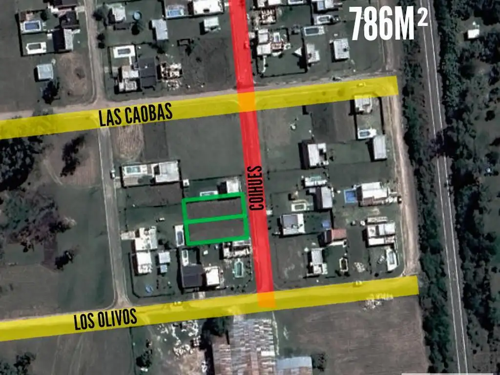 Coihues e/ Los Olivos y Las Caobas