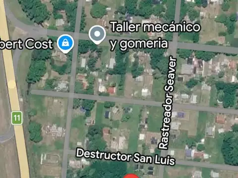 Terreno en Venta 15  mts Frente