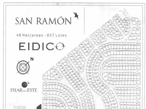 Terreno en Venta en Pilar del Este - San Ramon, USD 29.900