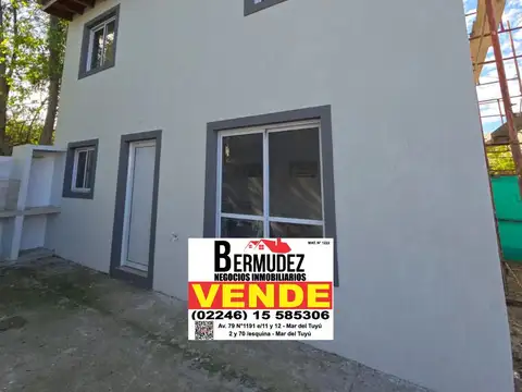 Chalet venta 3 ambientes Mar del tuyu calle 77 entre 5 y 6