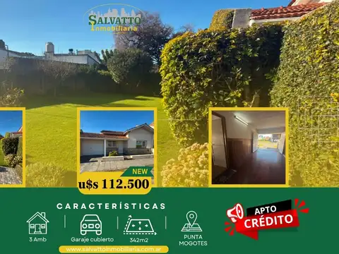 La casa del jardín perfecto, a dos cuadras del mar
