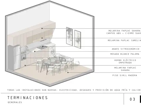 Depto Tipo Casa en Venta de 3 dormitorios