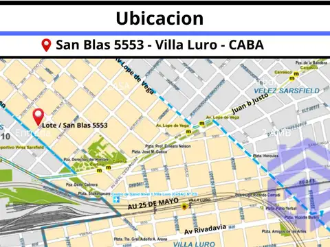 Terreno en Venta 8  mts Frente