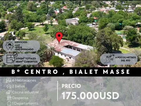 VENTA DE CASONA EN BIALET MASSÉ: IDEAL PARA DESARROLLISTAS