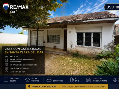 CHALET EN SANTA CLARA DEL MAR