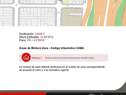 Terreno en Venta en Nuñez, USD 590.000