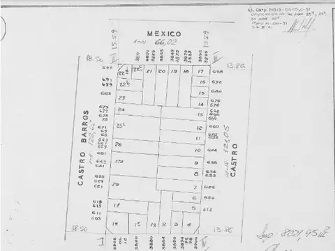 VENTA LOTE 8,66x32,9 EN ALMAGRO 