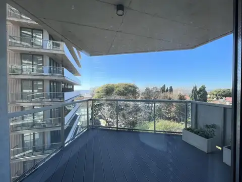 Departamento en venta con renta tres ambientes en La Lucila con vista al río