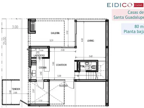 MMC. Casa de pozo en Casas de Santa Guadalupe, PDE