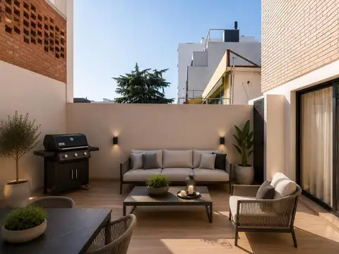 3 Ambientes con Terraza / 2 baños-uno en suite  A estrenar con posesión inmediata
