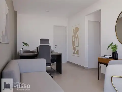 Oficina Monoambiente con 1 baño