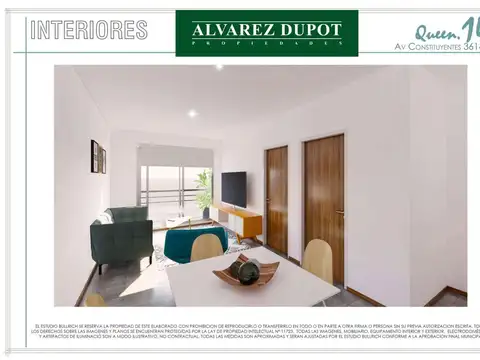 Departamento en Venta de 2 ambientes