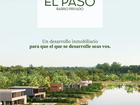 TERRENO A LA VENTA EN DEL VISO BARRIO CERRADO EL PASO