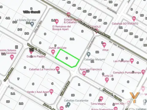 Terreno en Venta de 1245,0 m2