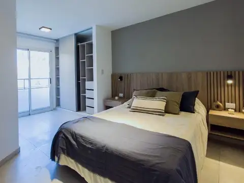 VENDO 1 DORMITORIO AMOBLADO,BALCÓN ,PILETA ,SUM, PATIO  