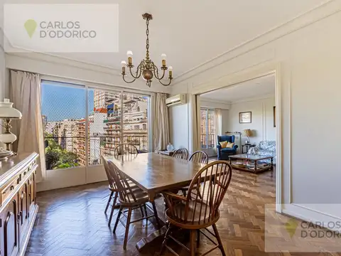 Venta piso de 4 ambientes con cochera en plaza Vicente Lopez Recoleta
