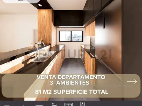 VENTA DEPARTAMENTO 3 AMBIENTES BERNAL CENTRO