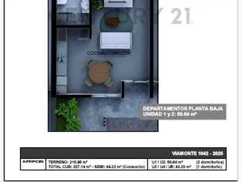 Departamento en Venta en Rafaela, USD 82.000